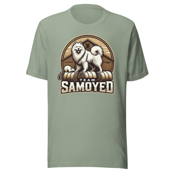 Team Samoyed- Barn Hunt Bella and Canvas Unisex t-shirt