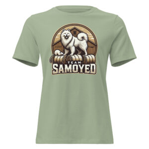 Team Samoyed- Barn Hunt Bella and Canvas Women's Relaxed T-Shirt