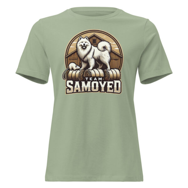Team Samoyed- Barn Hunt Bella and Canvas Women's Relaxed T-Shirt
