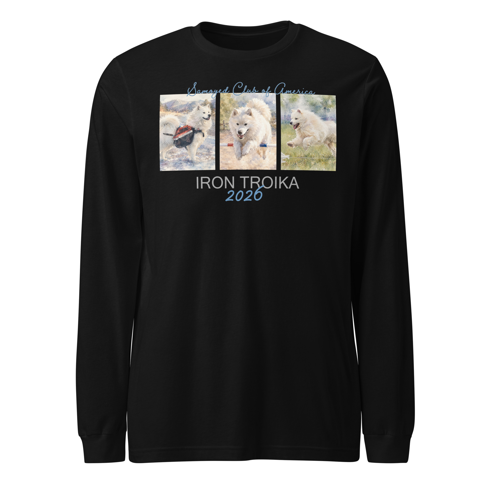 Pack Hike, Agility & Fast CAT-Bella & Canvas Unisex Long Sleeve Tee - Image 2