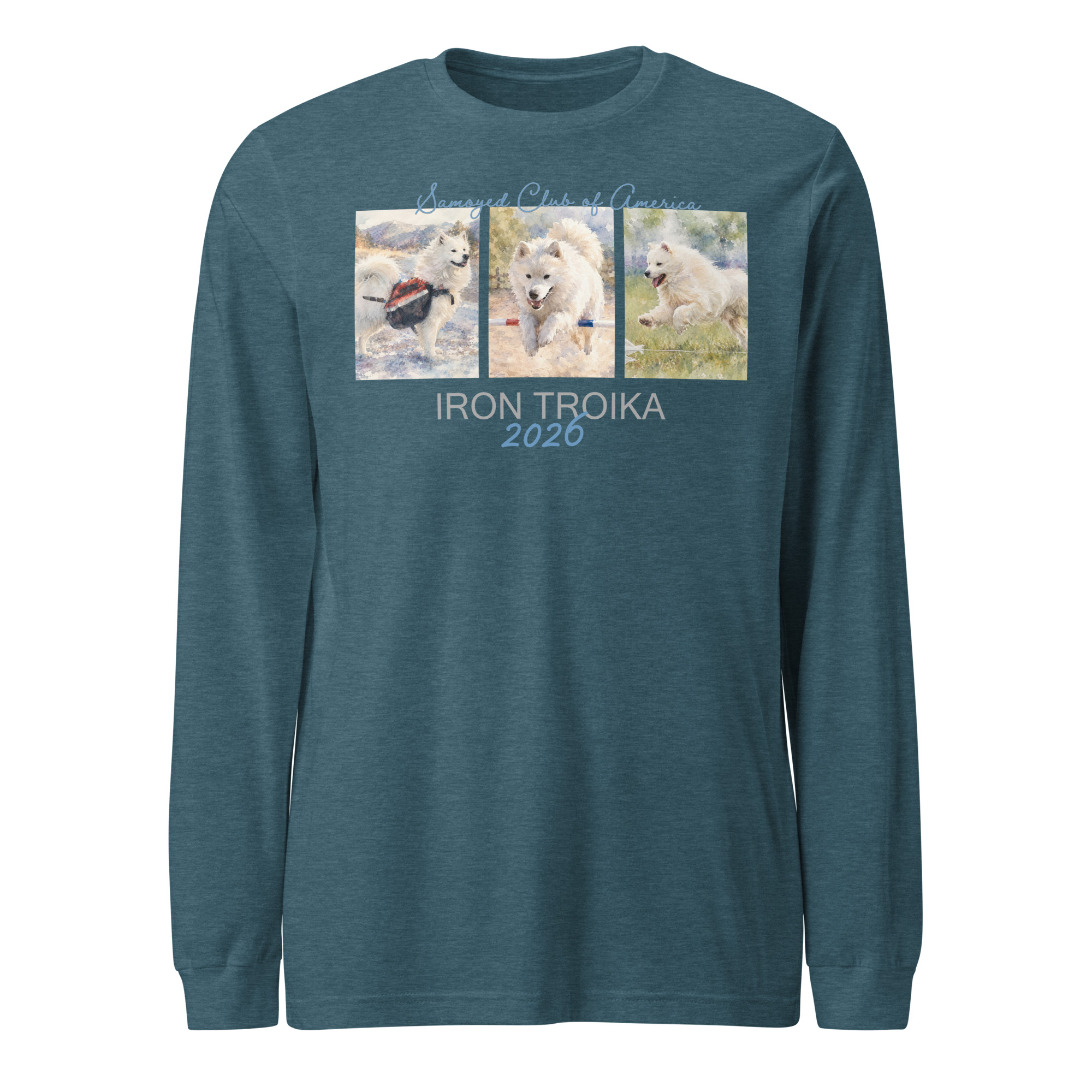 Pack Hike, Agility & Fast CAT-Bella & Canvas Unisex Long Sleeve Tee - Image 6