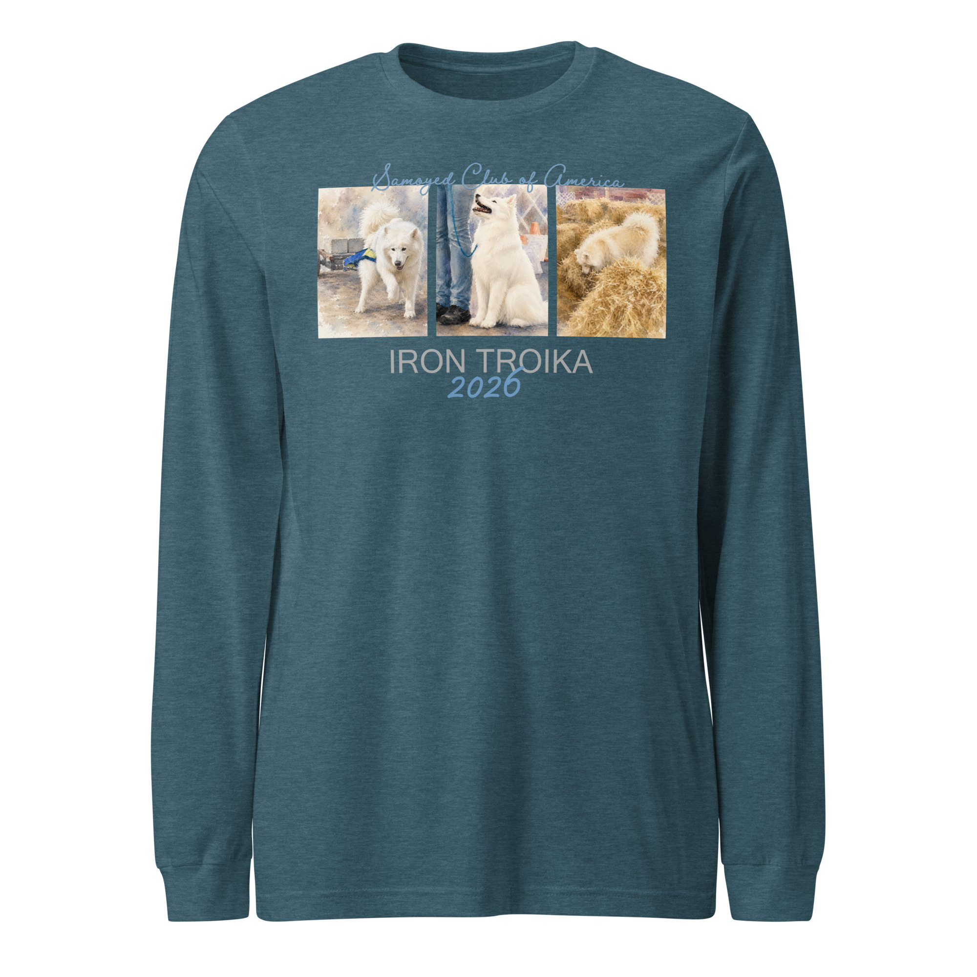 Weight Pull, Rally/Obedience & Barn Hunt- Bella & Canvas Unisex Long Sleeve Tee - Image 7