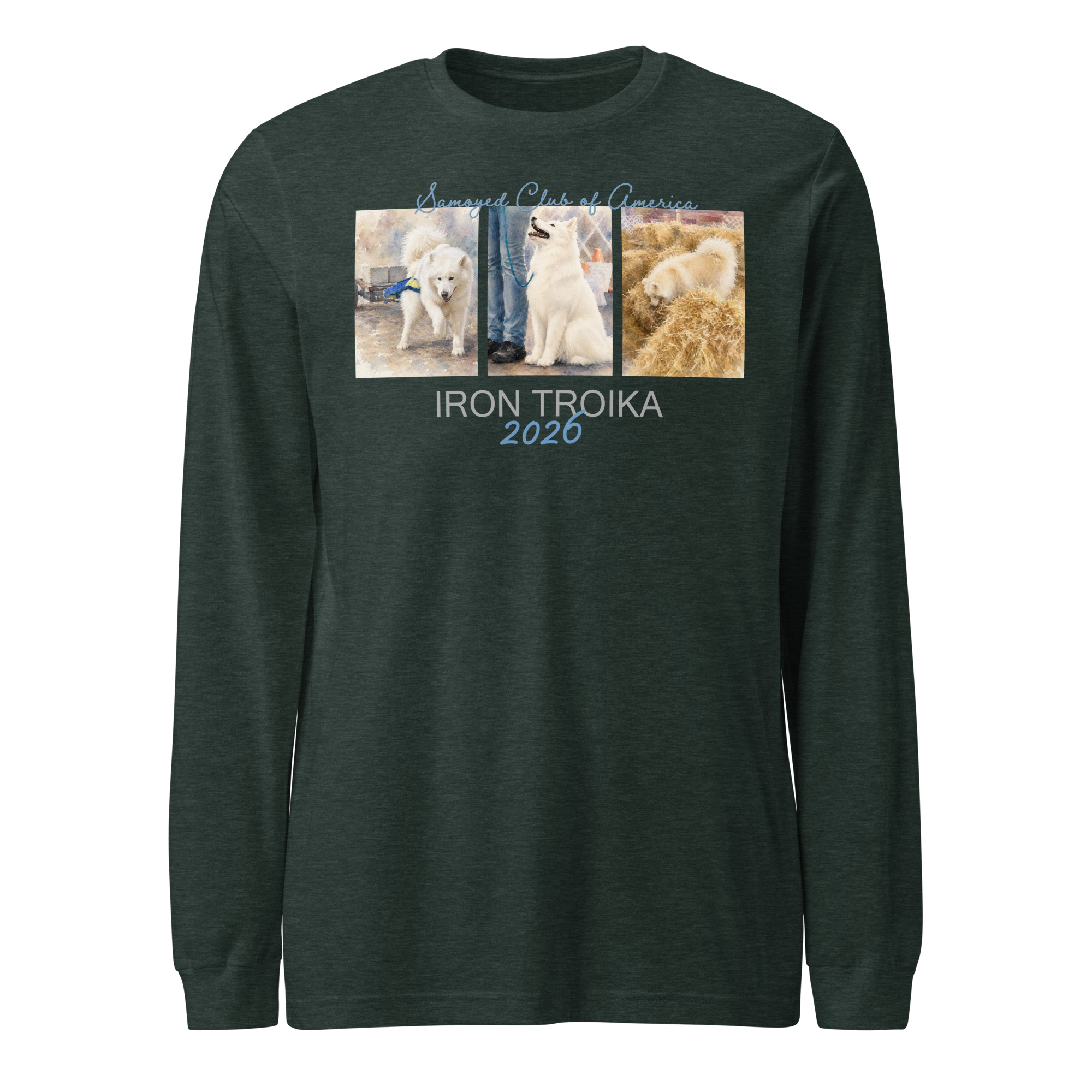 Weight Pull, Rally/Obedience & Barn Hunt- Bella & Canvas Unisex Long Sleeve Tee - Image 4