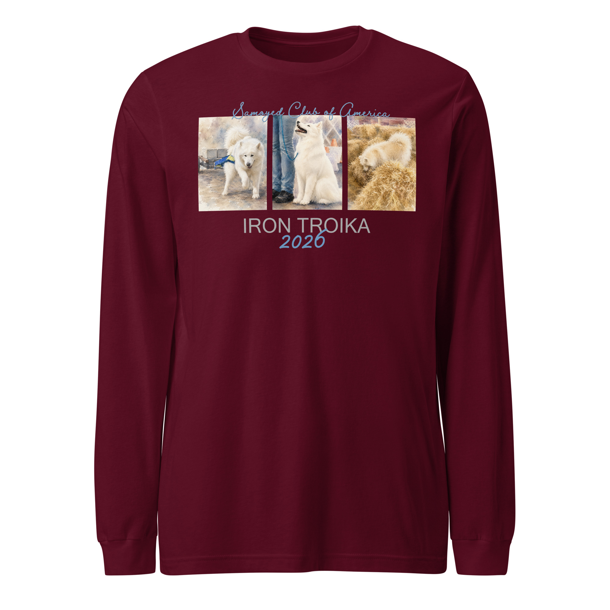 Weight Pull, Rally/Obedience & Barn Hunt- Bella & Canvas Unisex Long Sleeve Tee - Image 3